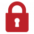 red padlock representing cyber security