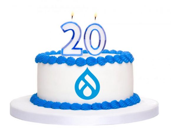 Celebrating 20 years of Drupal CMS